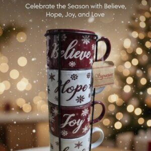 Signature Housewares Cups in Rack